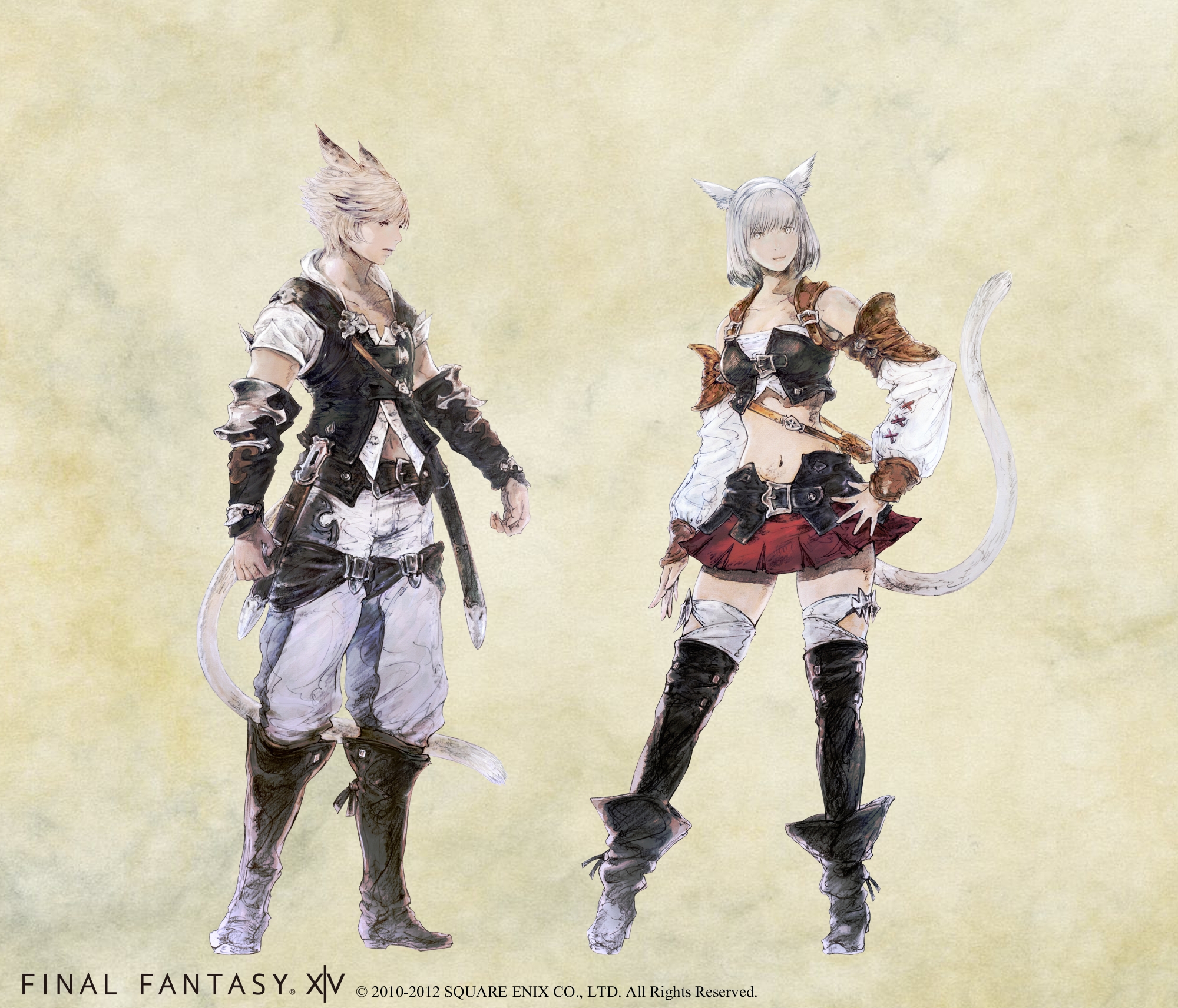 Final Fantasy XIV 2.0 Character Classes Introduced and New Artwork 